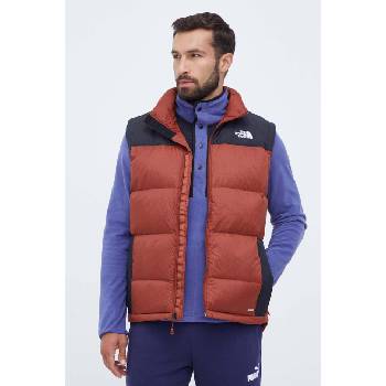 The North Face Пухен елек The North Face мъжки в кафяво зимен модел (NF0A4M9KWEW1)