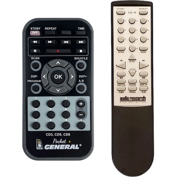 GENERAL Audio research cd5, cd8, cd3 - дистанционно управление дубликат (cd5, cd8, cd3)