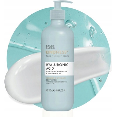 Baylis & Harding Kindness+ Hydratačný sprchový gél s kyselinou hyalurónovou 500 ml