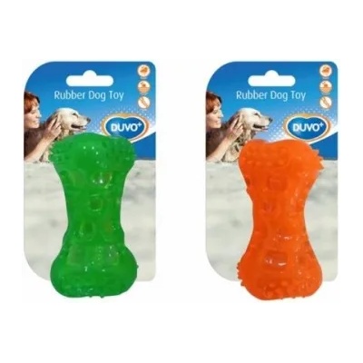 Duvoplus играчка гумена дентален кокал, плуващ, със звук, 9, 5 см, 1 брой, Белгия - 1714507