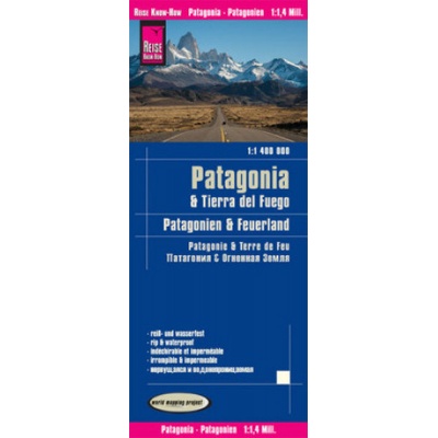 Reise Know-How Landkarte Patagonien, Feuerland / Patagonia, Tierra del Fuego 1:1.400.000