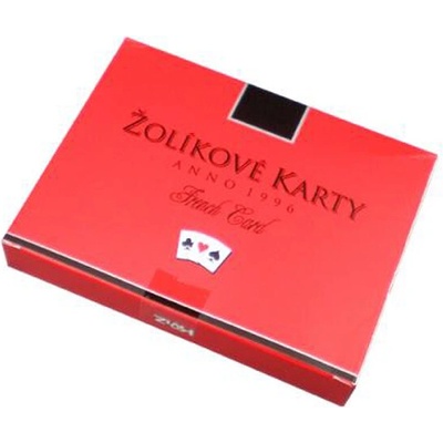 Hracie karty žolíkové v krabičke