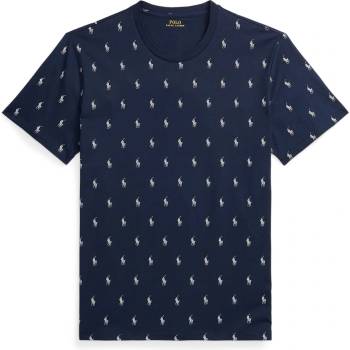 Ralph Lauren Тениска Polo Ralph Lauren Men's All Over Pony Cotton Short Sleeve T-Shirt - Navy AOPP