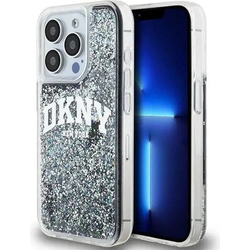 DKNY Кейс DKNY Liquid Glitter Big Logo за iPhone 15 Pro, черен (3666339270773)