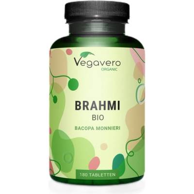 Vegavero Organic Bacopa Monnieri Brahmi 750 mg [180 Таблетки]