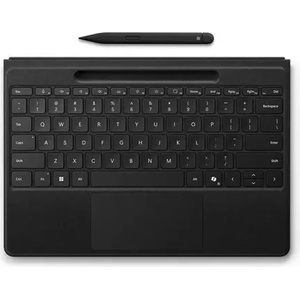 Microsoft Клавиатура, Microsoft Surface Pro Flex Keyboard + Surface Slim Pen Bundle Eng Intl CEE Commercial Alcantara Black (Y8U-00008)