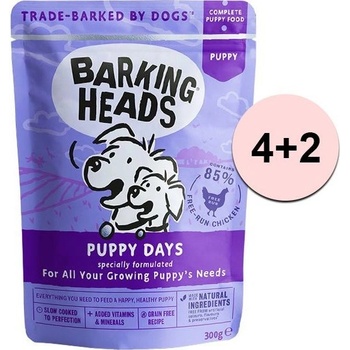 Barking Heads Puppy Days 6 x 300 g