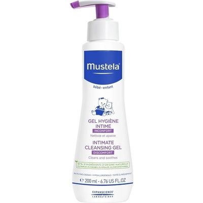 Mustela Bébé čisticí a mycí gel pro děti a miminka na intimní hygienu 200 ml