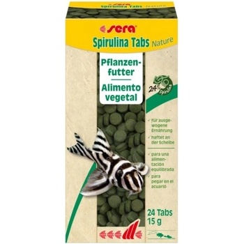 Sera Spirulina Tabs Nature-Храна за растителноядни рибки 24 таблетки