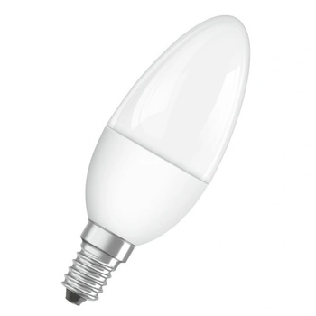 OSRAM LED крушка, Osram, E14, B35, 4.9W = 40W, 470lm, 2700K, Топло бяло (4058075430914) (4058075430914)