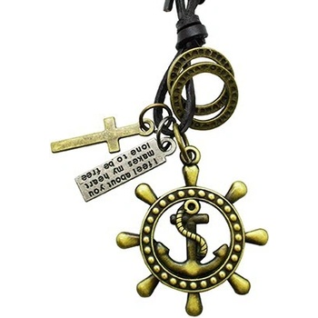 Image 1 of Мъжко колие котва Hold On To The Nights