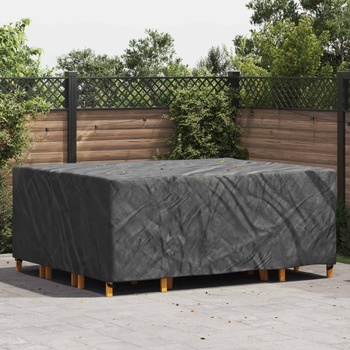 vidaXL Покривало за мебели Едноцветен Черно 250 x 210 x 90 cm 420D (4105823)