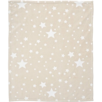 Lorelli Детско одеяло Lorelli - Корал, 85 х 100 cm, бежово със звезди (10340032401)