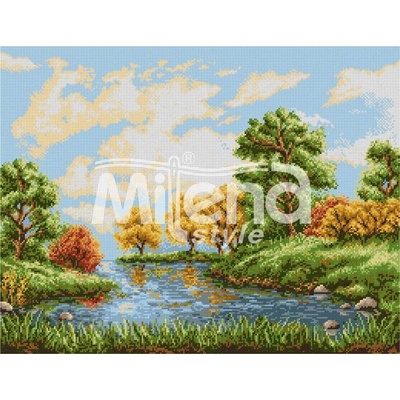 Milena Style Ранна есен - гоблен със схема конци Ariadna 1: 1