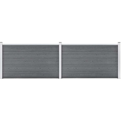 zahrada-XL Zahradní plot WPC 353 x 106 cm šedý
