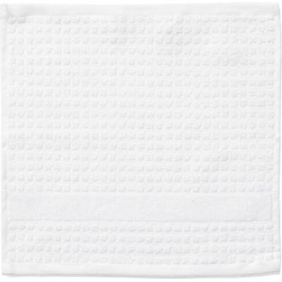 Juna Check uterák na tvár 30 x 30 cm biely