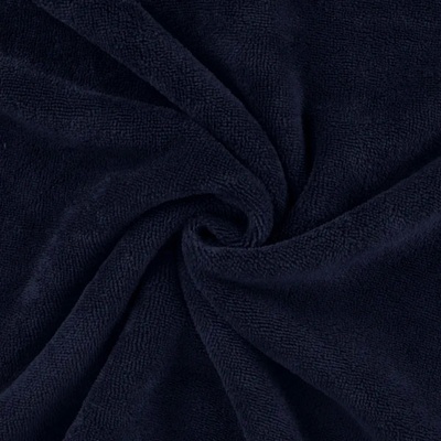 Jemné froté s bambusovým vláknom, tmavo modré, š.150