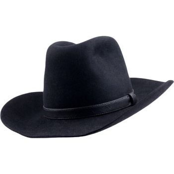 Čierny kovbojský klobúk Mes 85027