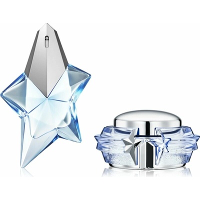 Mugler Body & Fragrances Angel Mugler Angel EDP plniteľná 25 ml + Mugler Angel telový krém 200 ml