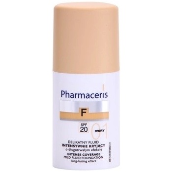 Pharmaceris F-Fluid Foundation intenzivně krycí make-up s dlouhotrvajícím efektem SPF20 1 Ivory For All skin Types with Imperfections 30 ml