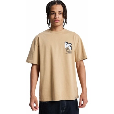 DC shoes pánské tričko Anodized Hss Incense Béžová