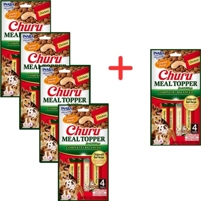 INABA Dog Meal Topper Chicken With Beef Recipe 4 x 14 56 g