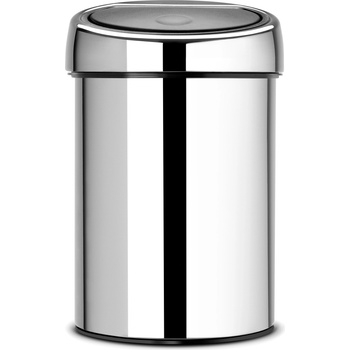 Brabantia Кошче за отпадъци Touch Bin светла стомана 3 л (363962)