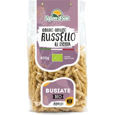 Sapore di Sole Bio Busiate Russello těstoviny z tvrdé pšenice 400 g