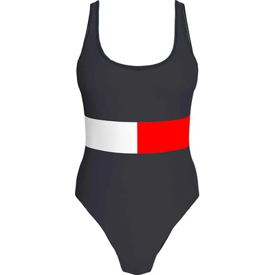 Tommy Hilfiger Бански костюм Tommy hilfiger UW0UW05853 swimsuit - Blue (Dark Night Navy)
