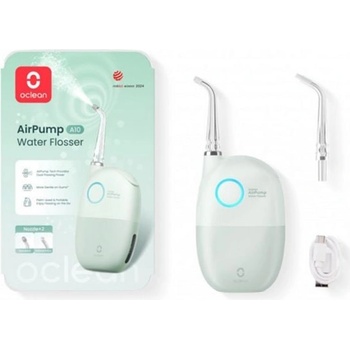 Oclean Зъбен душ Oclean AirPump A10, 3 режима, 2 накрайника, Автономия 40 дни, IPX7, Зелен (6970810555905)