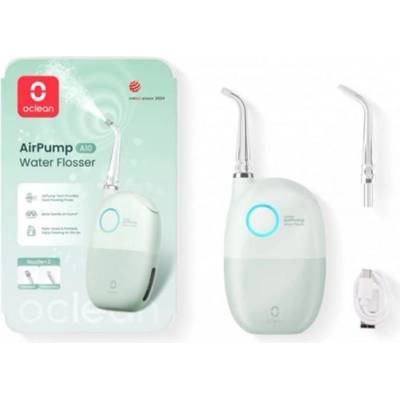 Oclean Зъбен душ Oclean AirPump A10, 3 режима, 2 накрайника, Автономия 40 дни, IPX7, Зелен (6970810555905)