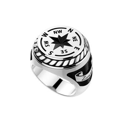 Zancan Мъжки пръстен ZANCAN Hi-Tekh - EXA086L