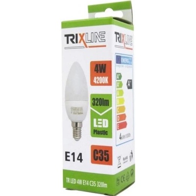 Trixline žárovka svíčková LED 4W E14/230V denní bílá