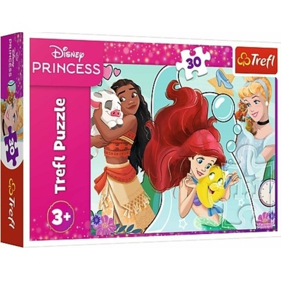 TREFL Disney Princezné Krásne a odvážne 30 dielov