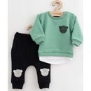 New Baby Dojčenská súprava tričko a tepláčky Brave Bear ABS zelená