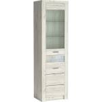 Bogdan Furniture Europe Витрина Indianapolis I-4, бял крафт