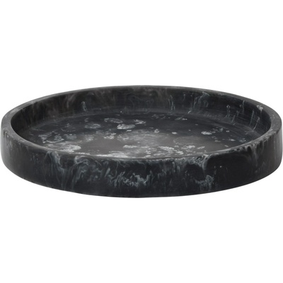 Ferm Living Dekoratívna okrúhla tácka Mist Charcoal 20 cm