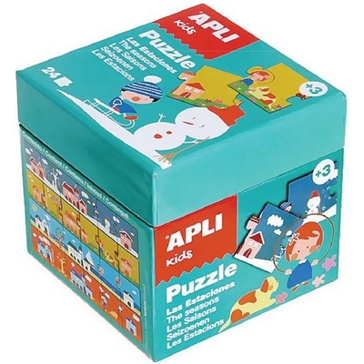 APLI Образователен пъзел apli от 24 части - Сезони (13858)