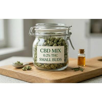 Weedshop CBD konopí MIX drobných CBD květů 0,2 % THC 5 g
