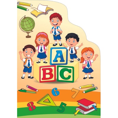 DIPLOM Skladací ABC škola 250g papier A4 10ks 219215