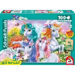 Schmidt Spiele Детски пъзел Schmidt от 100 части - Снимка с еднорози (56583) - baby