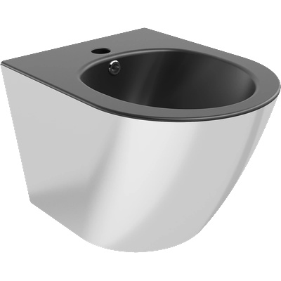 Mexen Lena висящо биде, черен мат/сребърен - 35224874 (35224874)