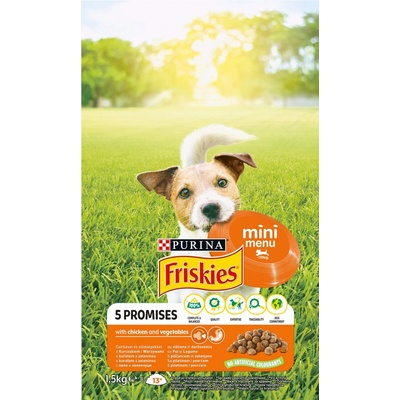 Friskies Mini Menu s kuraťom a zeleninou 1,5 kg