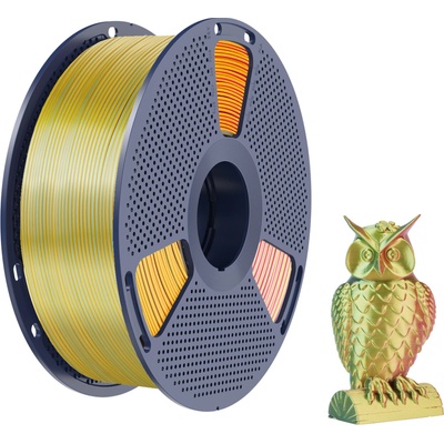 Sunlu Silk PLA+ Tri-Color Červená Žltá Zelená 1,75mm 1kg