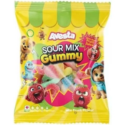 Avesta želé sour mix party 80 g