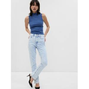 GAP Дънки High Rise Slim Vintage Split-Hem GAP GAP | Sin | ЖЕНИ | XS