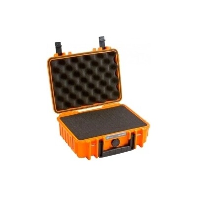 B&W Outdoor Case 1000 with pre-cut foam SI orange