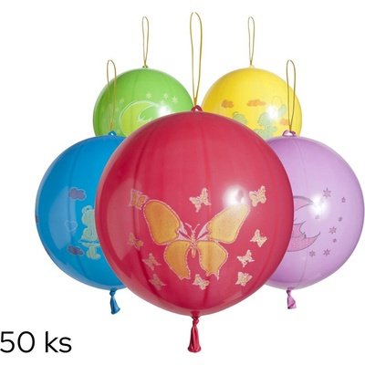 SMART BALLOONS s.r.o. Balónky Punch s potiskem mix 660073