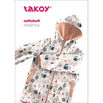 Vzorkovník - Dizajnový zimný softshell