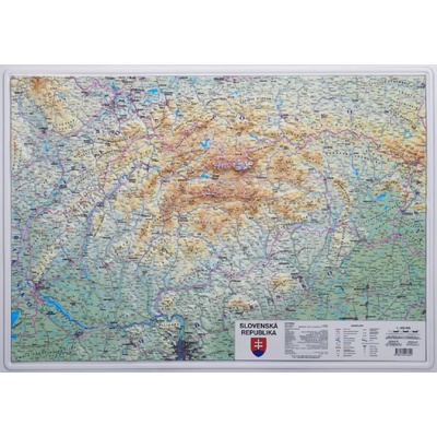 Slovensko plastická reliéfna mapa 1: 450 000 Shocart